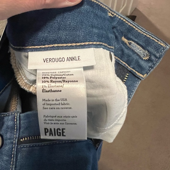 Paige Verdugo Ankle jeans, Size 27 - Picture 3 of 4